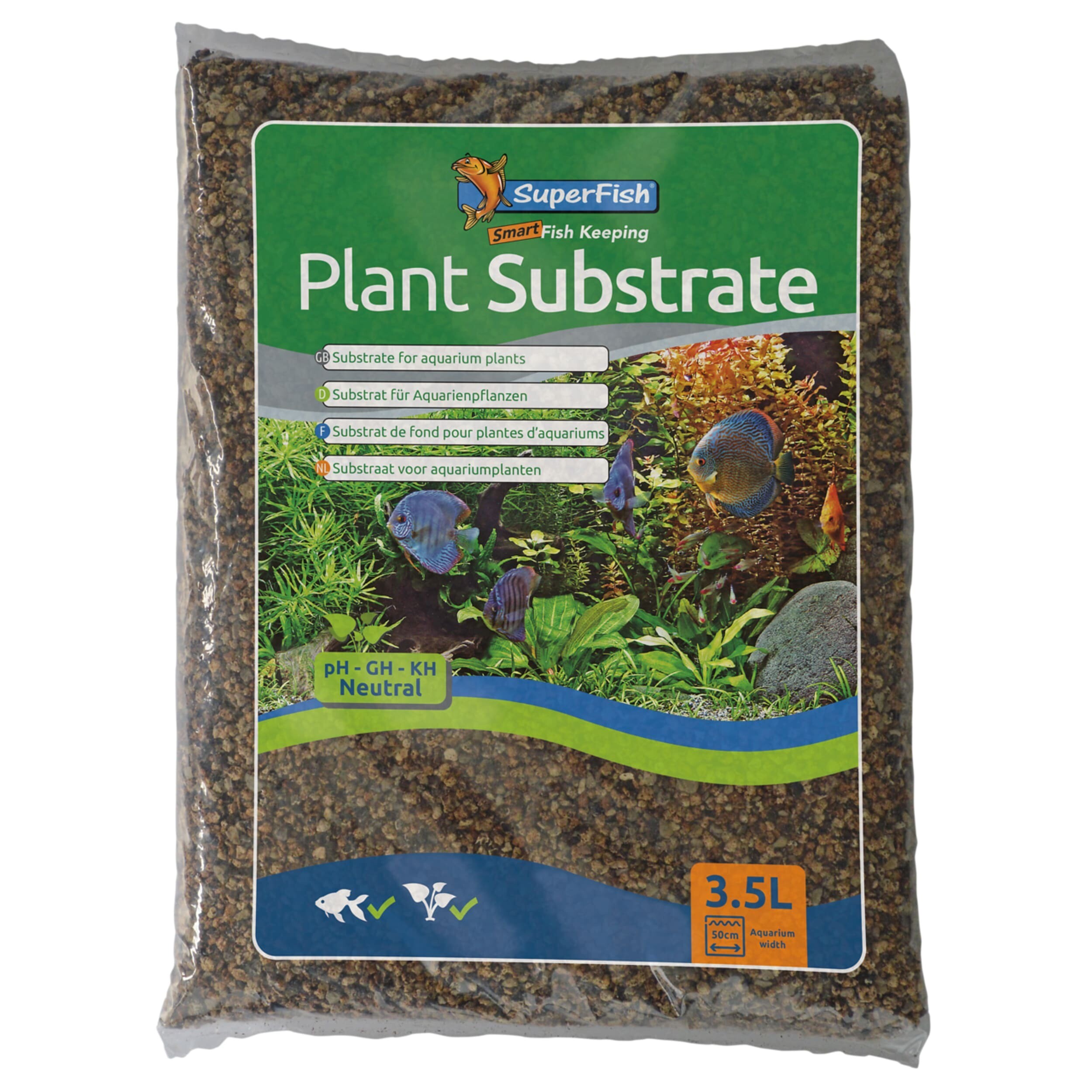 Superfish Aqua Plant Substraat 3,5L - Voedingsrijke Bodem voor Aquaria en Levendige Plantengroei