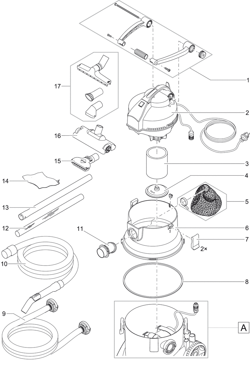 Oase Vervangende Opvangzak met Klittenband - Installatiegemak & Duurzaam - Compatibel Model Check afbeelding