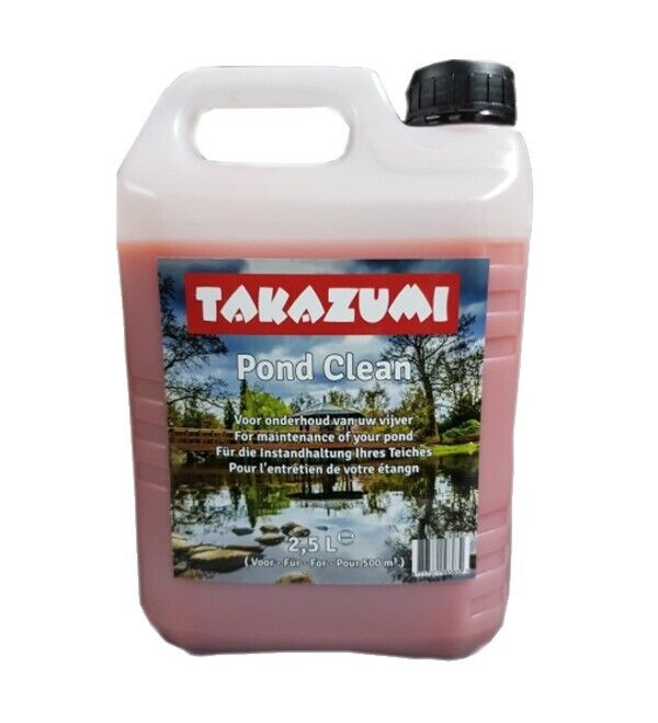 Takazumi Pond Clean 2500 ml - Heldere Vijver & Effectief Onderhoud met Natuurlijke Bacteriën afbeelding