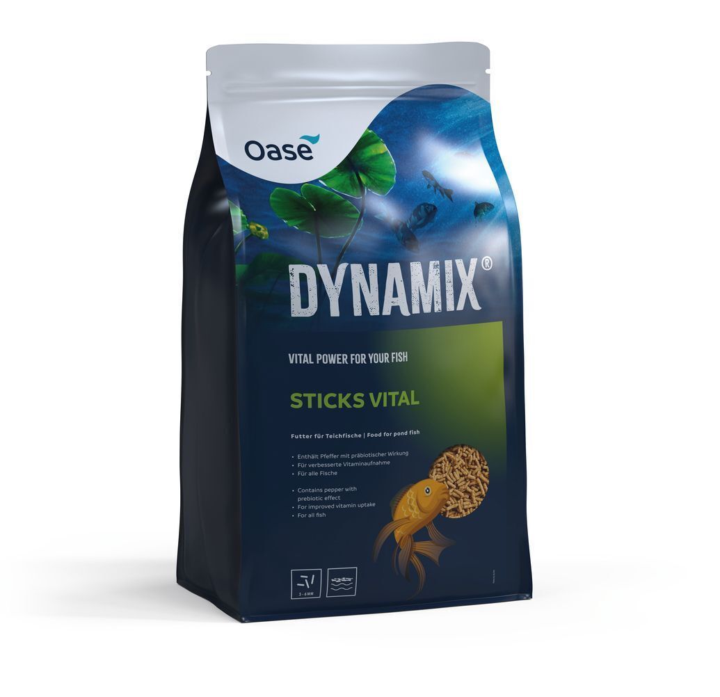 Oase DYNAMIX Sticks Vital 20 l - Compleet voer voor Vijvervissen met Vitaminen & Mineralen afbeelding