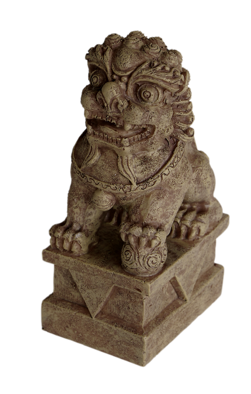 Superfish Zen Deco Foo Dog - Aziatisch Kunst Decor voor Aquarium, Stressreducerend, Zoetwater Veilig afbeelding