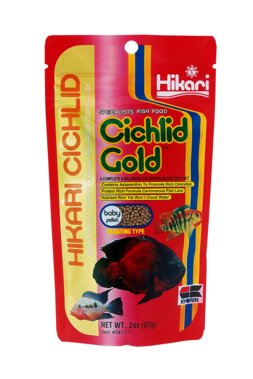 Hikari Cichlid Gold Baby 57g - Kleurintensief Visvoer voor Jonge Cichliden afbeelding