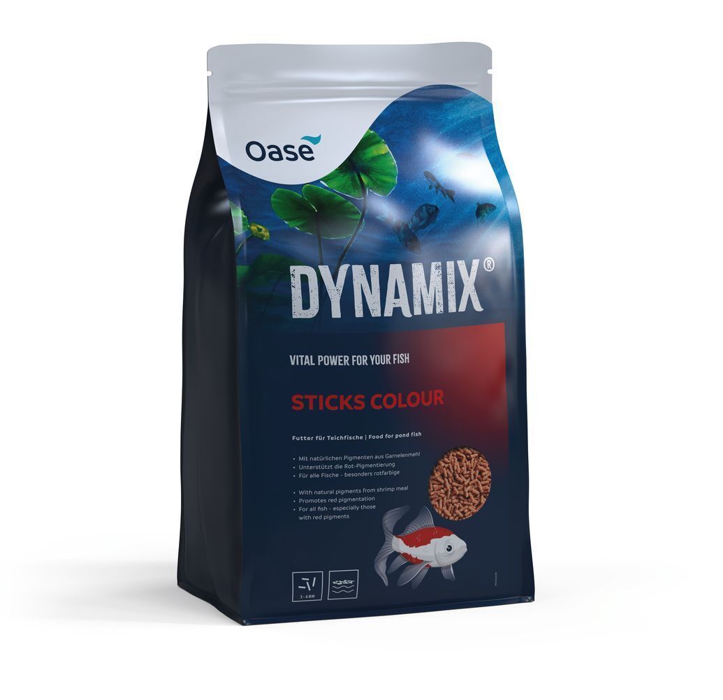 Oase DYNAMIX Sticks Colour 20L - Kleurversterkend Visvoer voor Gezonde Vijvervissen afbeelding