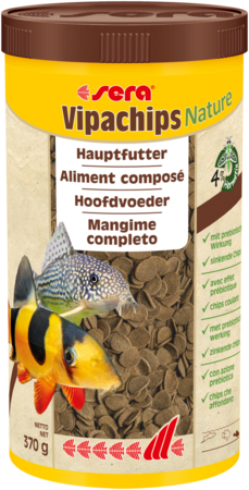 Sera Vipachips Nature - 1000ml/370g Natuurlijk Bodemvoer zonder Kleurstoffen afbeelding