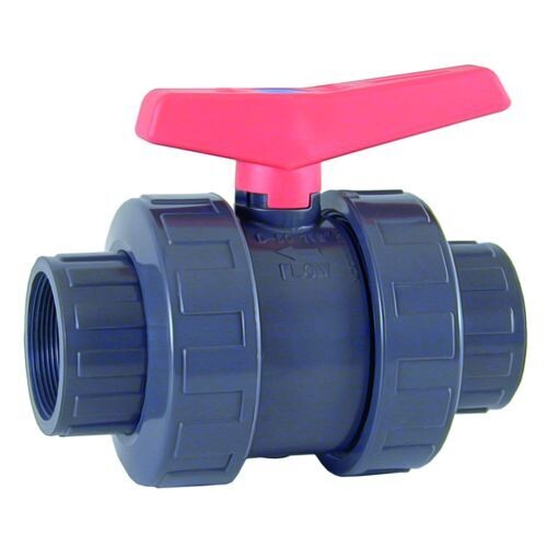 PVC kogelkraan 1" binnendraad PN16