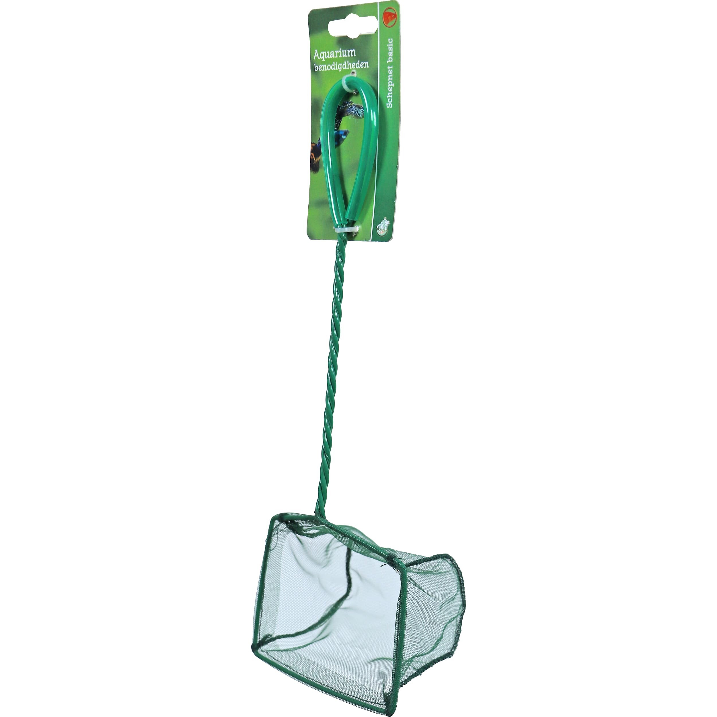Boon Nylon Schepnet 12.5cm - Veilig & Comfortabel Vierkant Net Voor Aquariumvissen