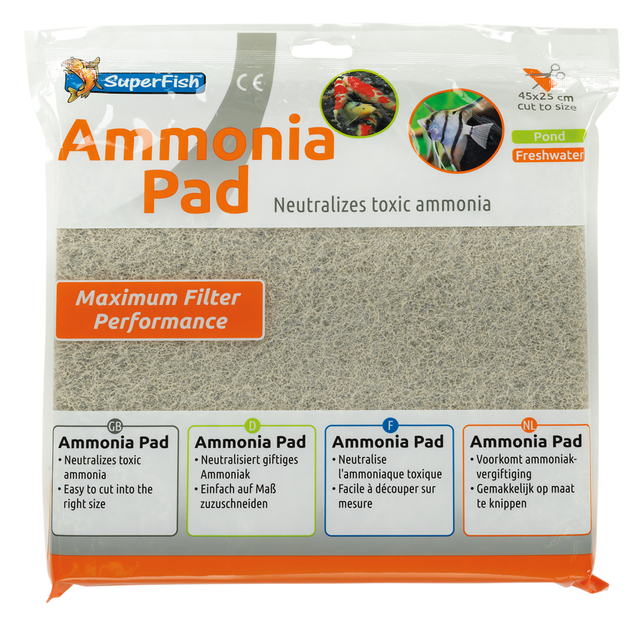 Superfish Nitrate Pad 45x25cm - Absorbeert Ammonium voor Kristalhelder Zoetwateraquarium afbeelding