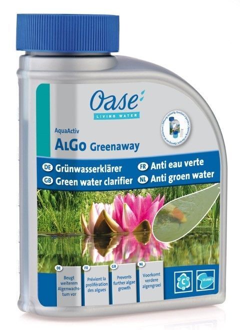 Oase AquaActiv AlGo Greenaway 500ml - Effectief Algicide voor Heldere Vijvers, Veilig voor Planten & Dieren afbeelding