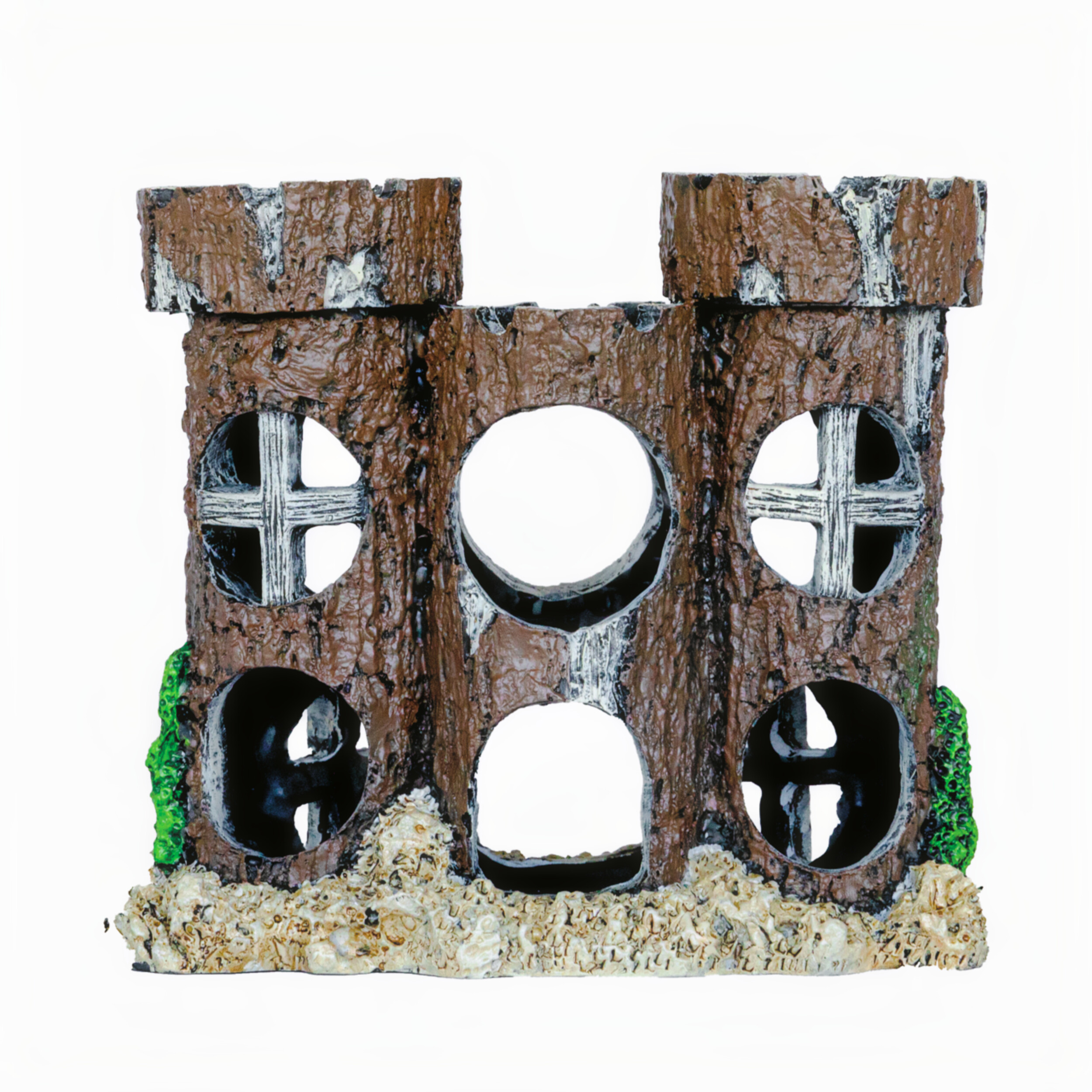 Superfish Deco Round Castle L Aquarium Decor - Handgeschilderd, Milieuvriendelijk & Veilig