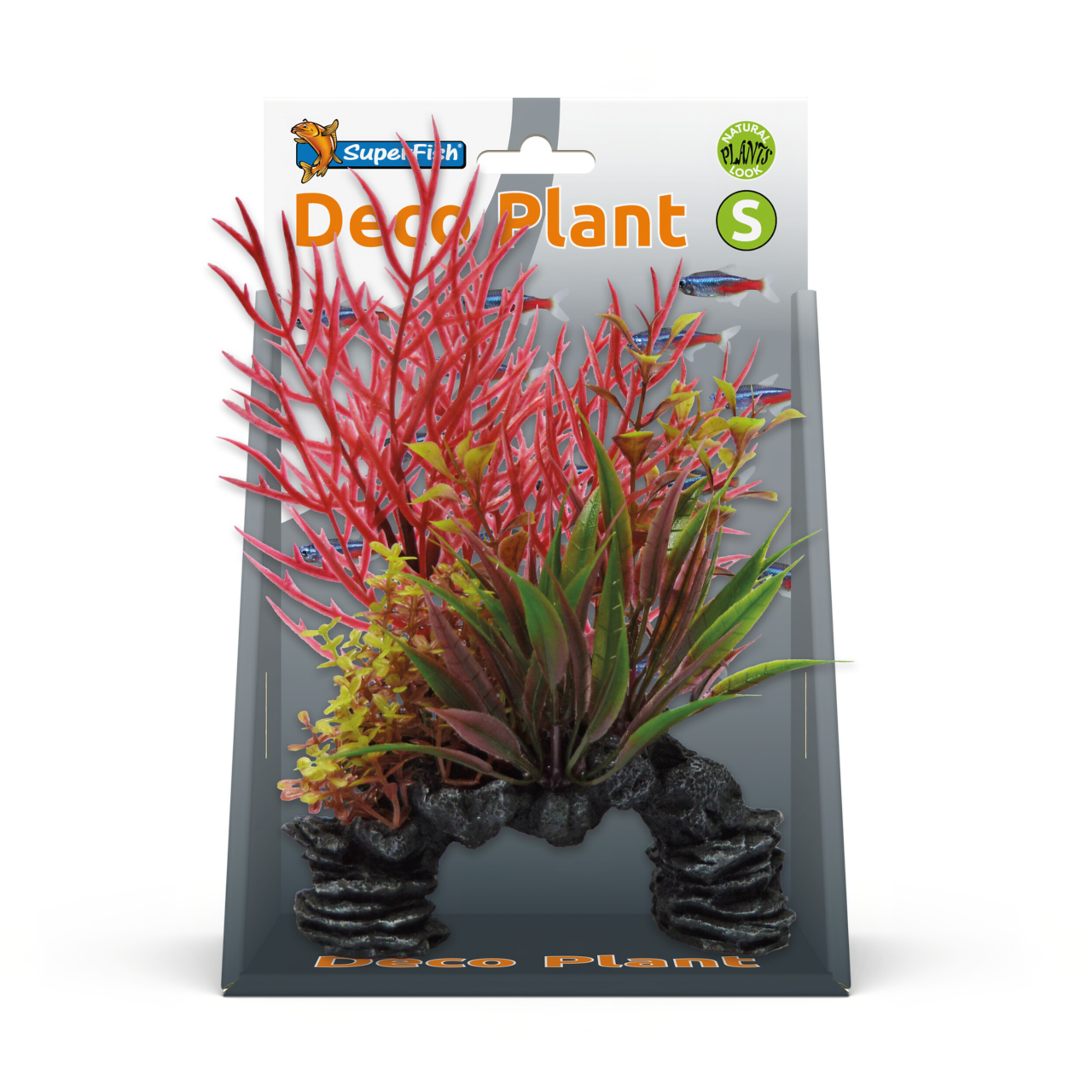 Superfish Deco Plant S Ludwigia - Kunstplant voor Aquarium, Onderhoudsvrij en Veilig