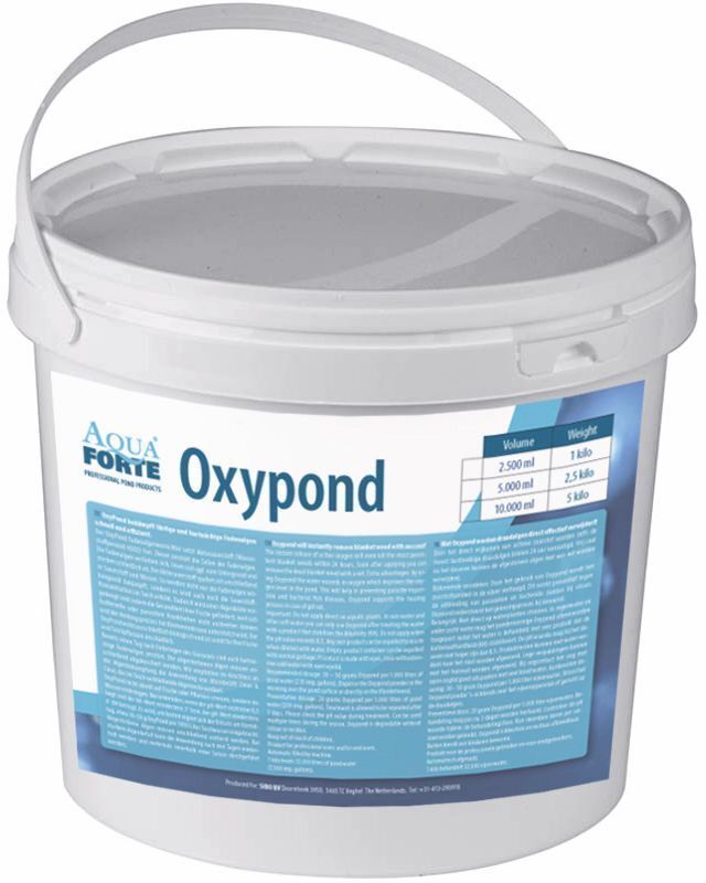 AquaForte OxyPond 2,5kg - Verhoogt Zuurstof in Vijvers tot 30.000 Liter, Verbetert Waterkwaliteit afbeelding