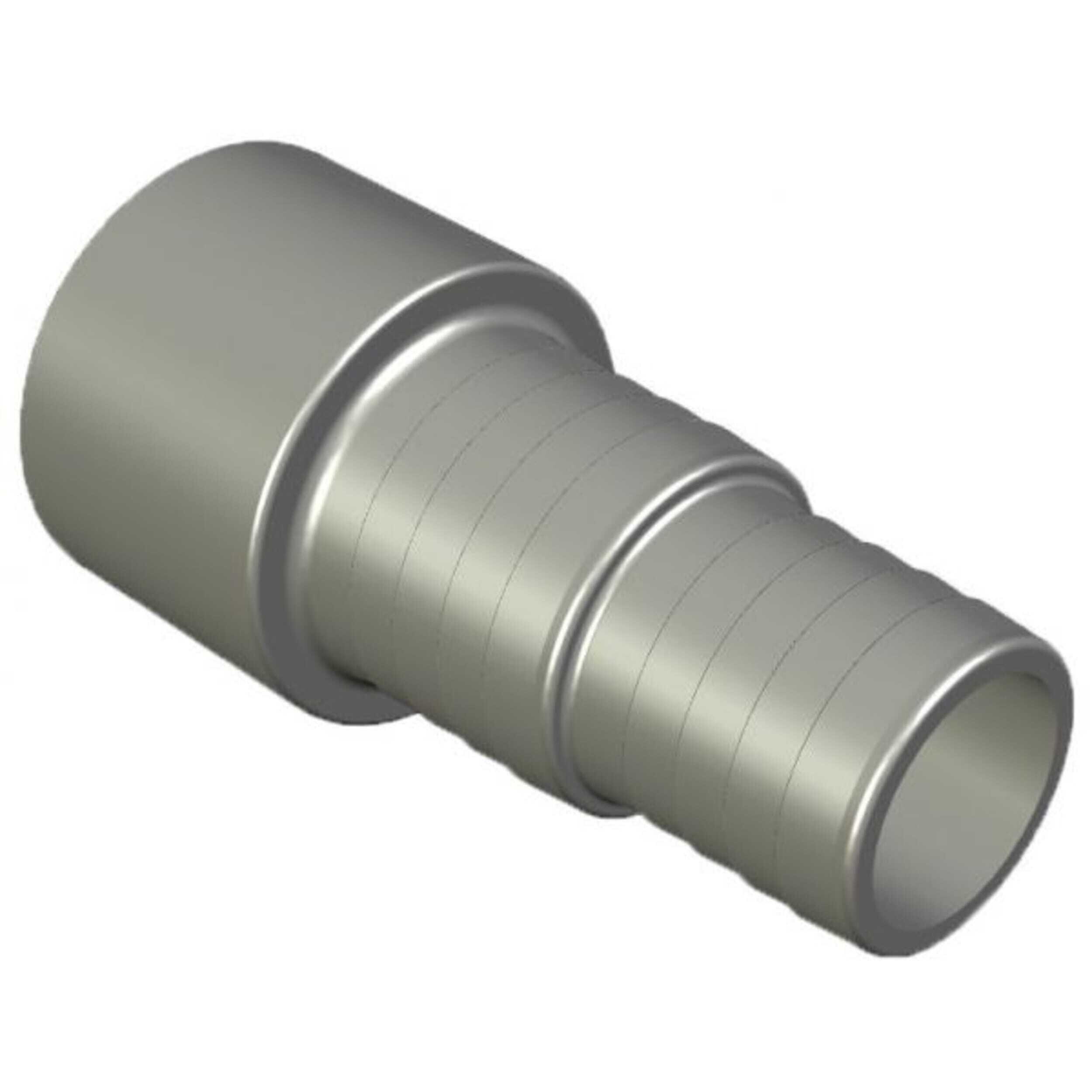 PVC Hose grommet Ø50mm - 38/32mm gray