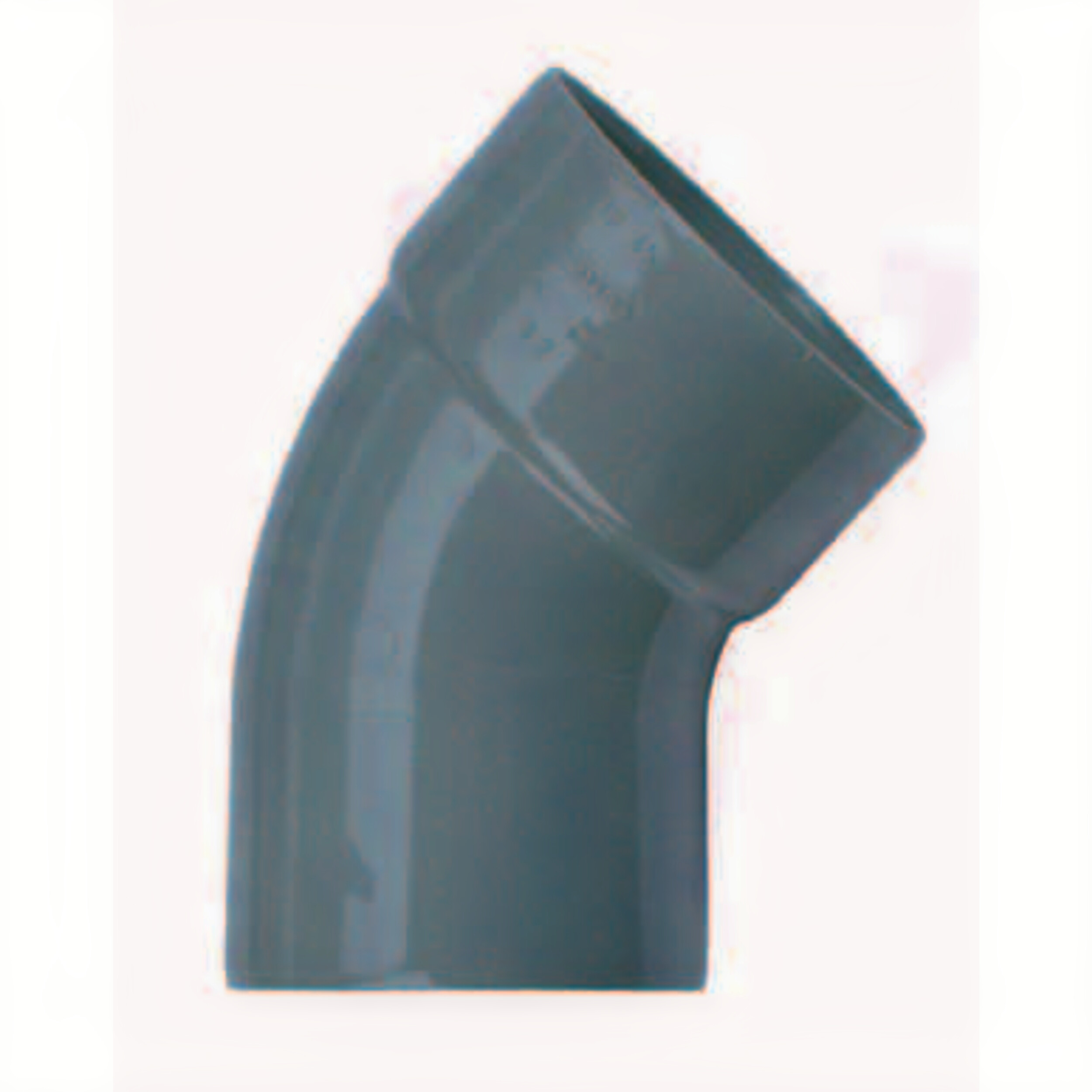 PVC-Winkelstück 45° Muffe x Zapfen 160mm