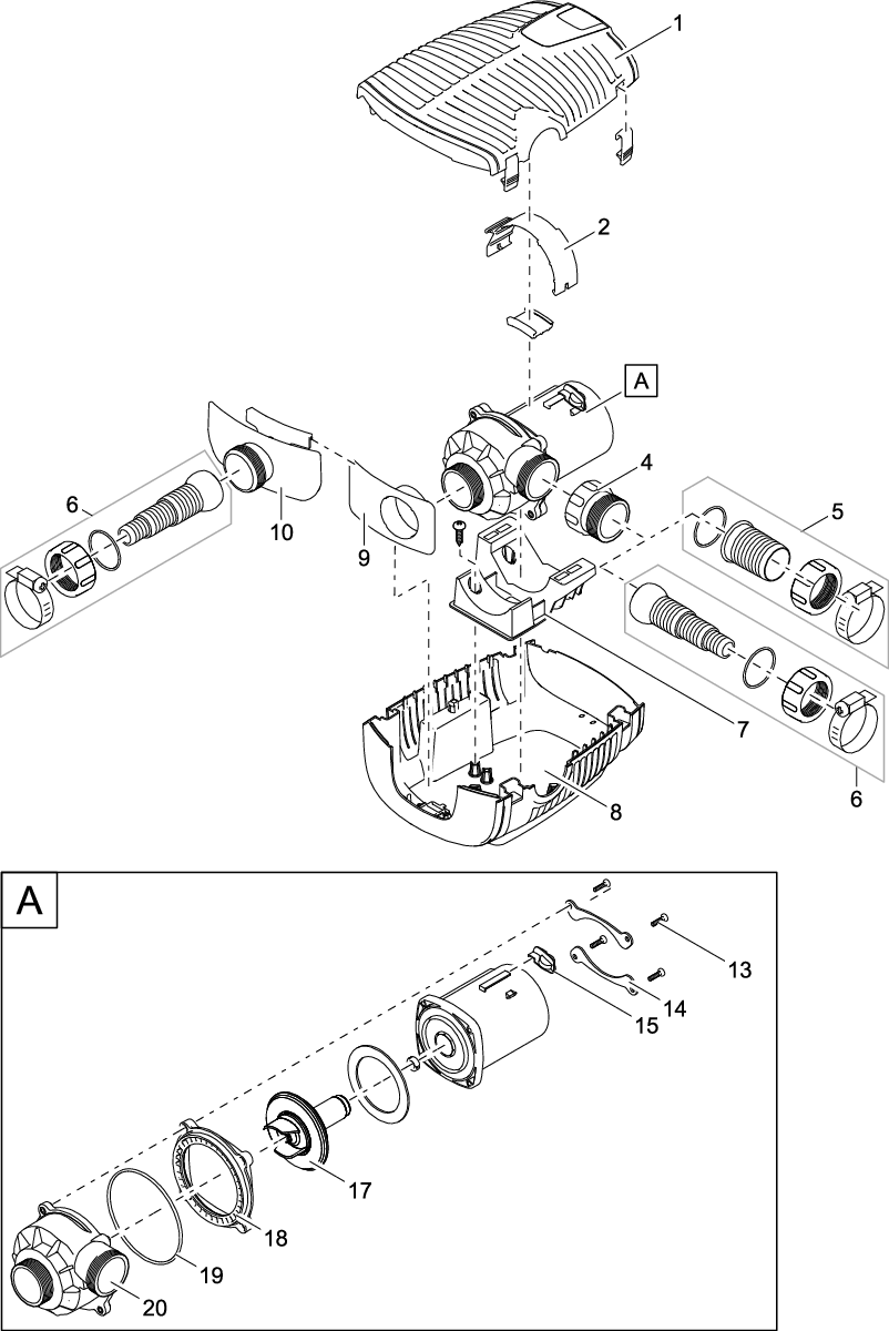 Oase Adapter EC2 voor Vijverpompsystemen - Eenvoudige Montage & Hoge Duurzaamheid afbeelding