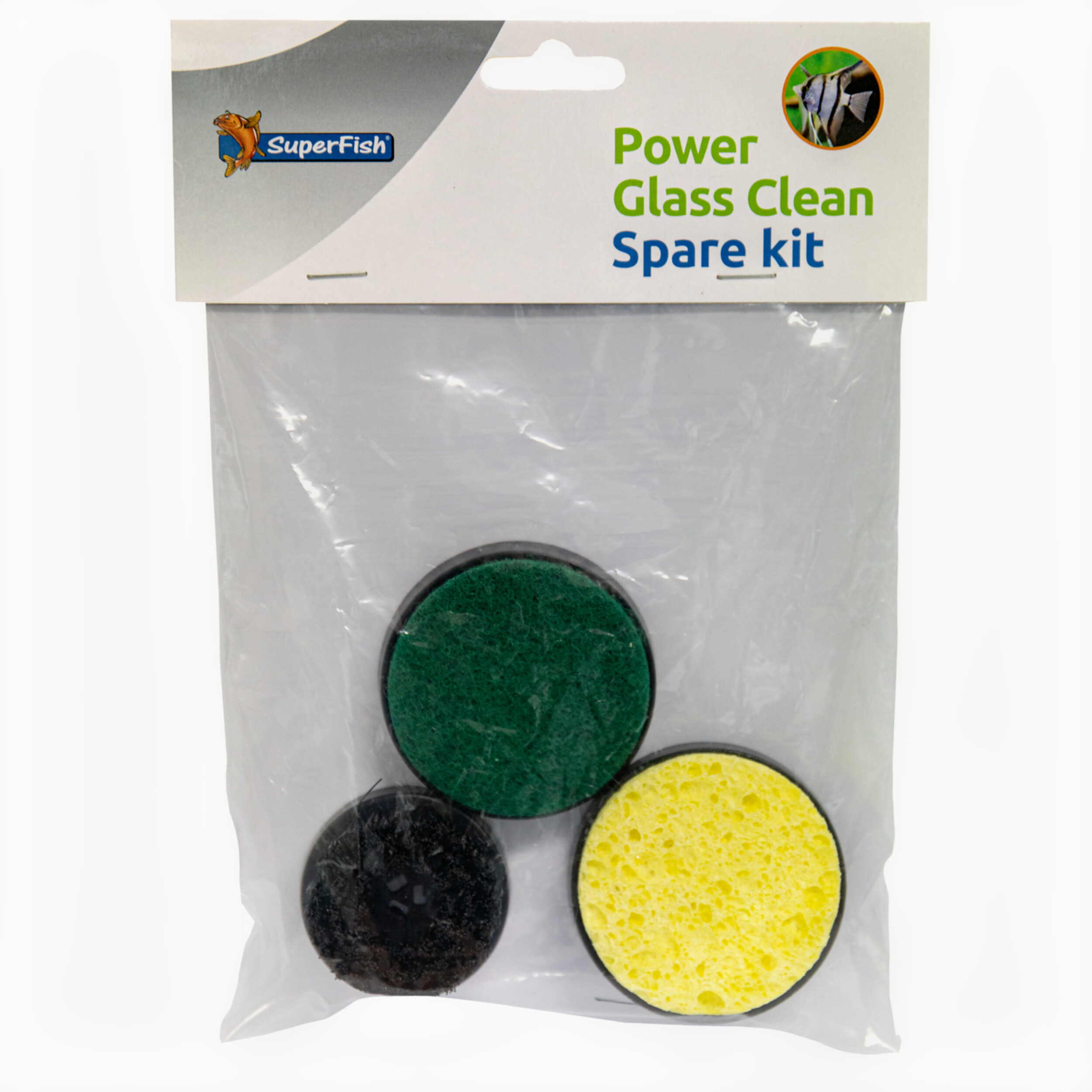 Superfish Power Glass Clean Spare Kit - Complete Set voor Helder Aquarium Schoonmaak