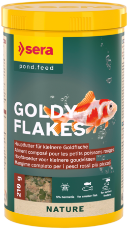 Sera Goldy Flakes 1000ml - Compleet Goudvissenvoer voor Groei & Levendige Kleuren afbeelding