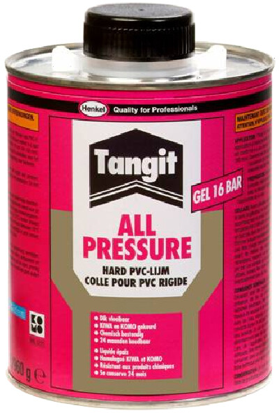Hard Lijm Pvc All Pressure 1kg Inclusief Kwast Benzinepomp, Machine, Pomp