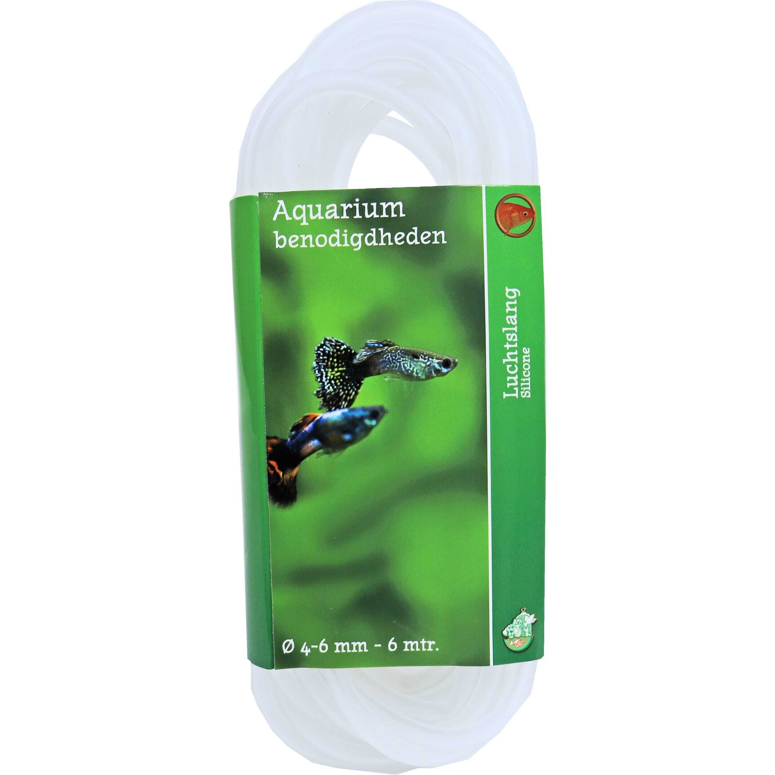 Boon Silicone Luchtslang 6m voor Aquarium - Flexibel & Duurzaam 4/6mm, Geschikt voor Zoet- & Zoutwater