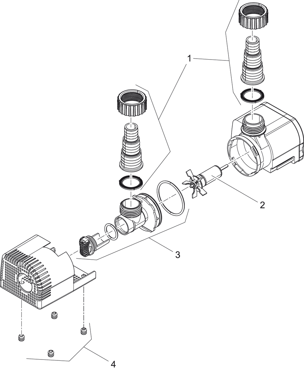 ASM spare rotor Aquarius Universal 1000 - Component Oase