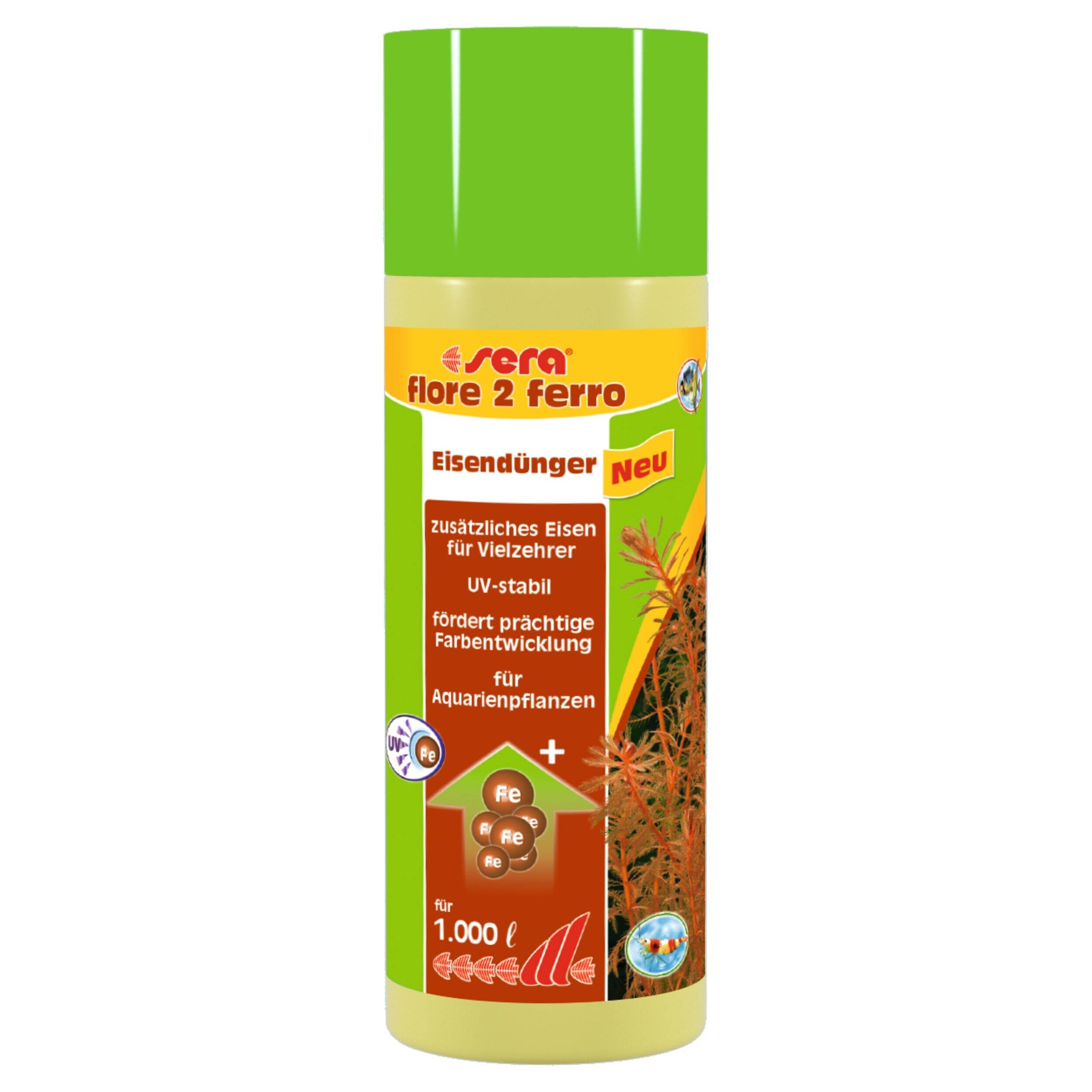 Sera Flore 2 Ferro 250ml - IJzerrijk Supplement voor Levendige Aquariumplanten