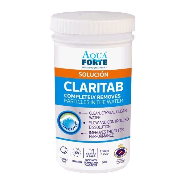 Aquaforte Claritab 100gr voor Skimmers & Filters - Helder Vijverwater met Langdurige Werking afbeelding