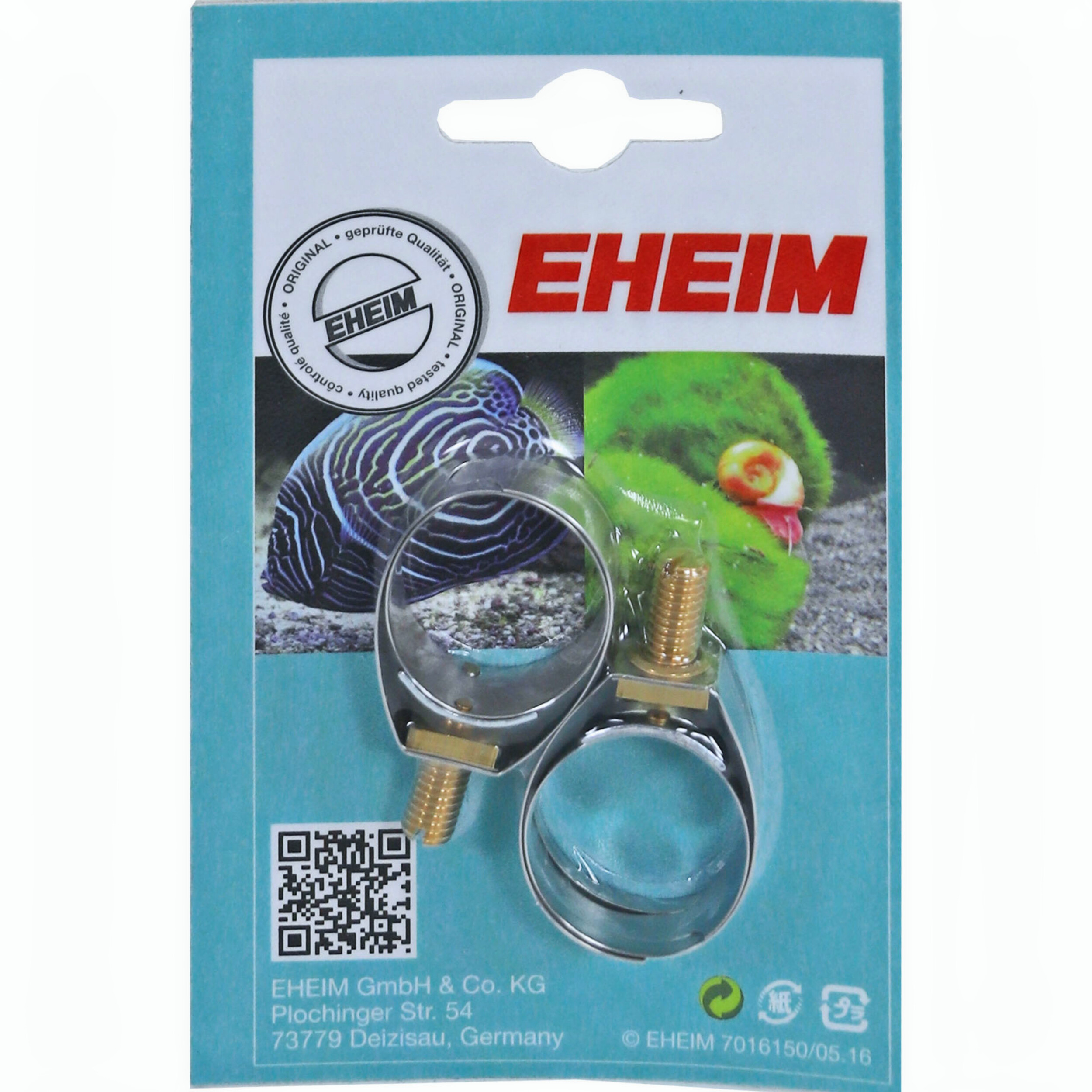 Eheim Slangklemmen Set 16/22 mm - Aquarium Toebehoren, Duurzaam & Betrouwbaar, 2 Stuks | 400553