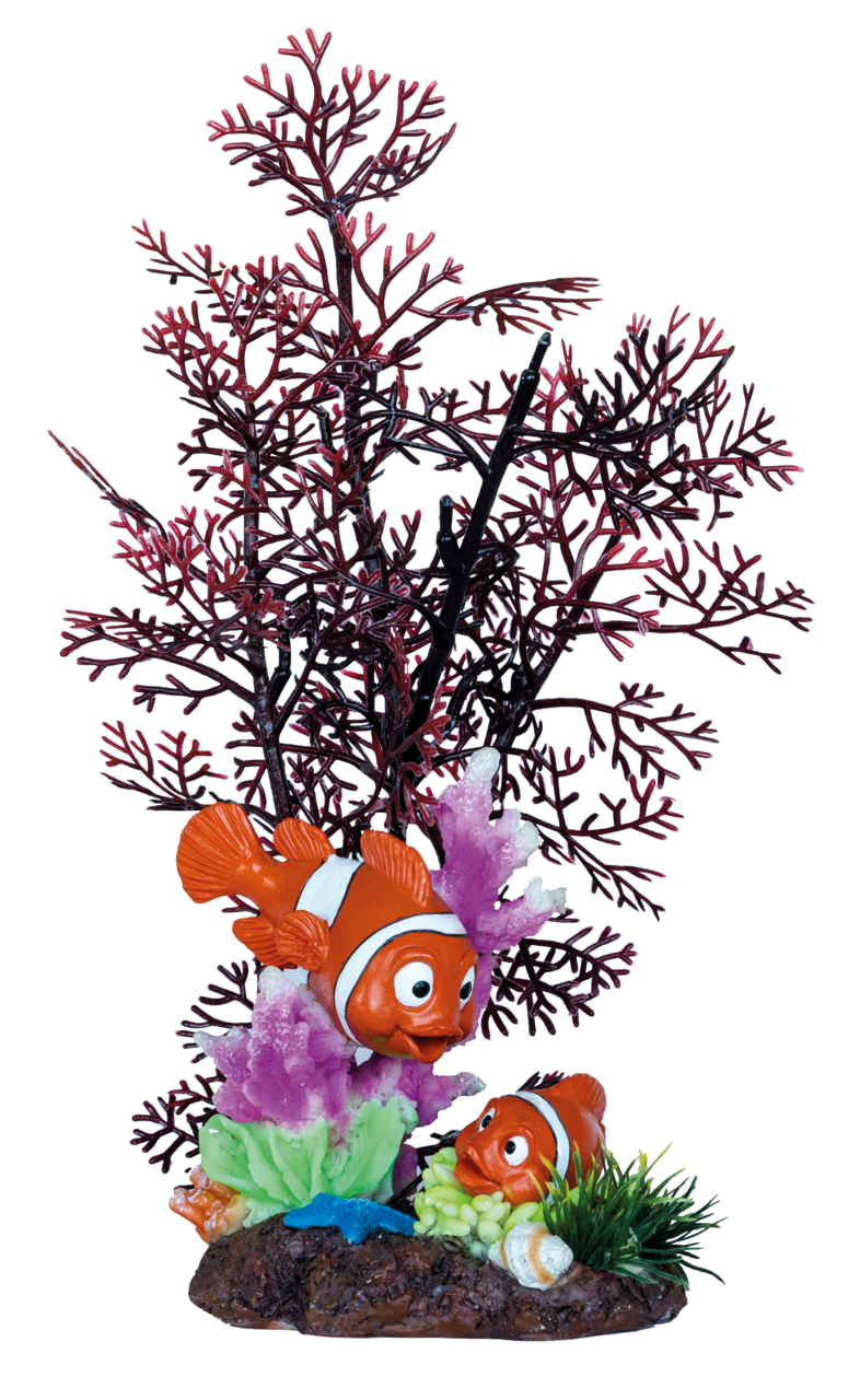 Superfish Deco Garden Nemo - Kleurrijke Eco Aquarium Decoratie, Handgeschilderd & Veilig afbeelding