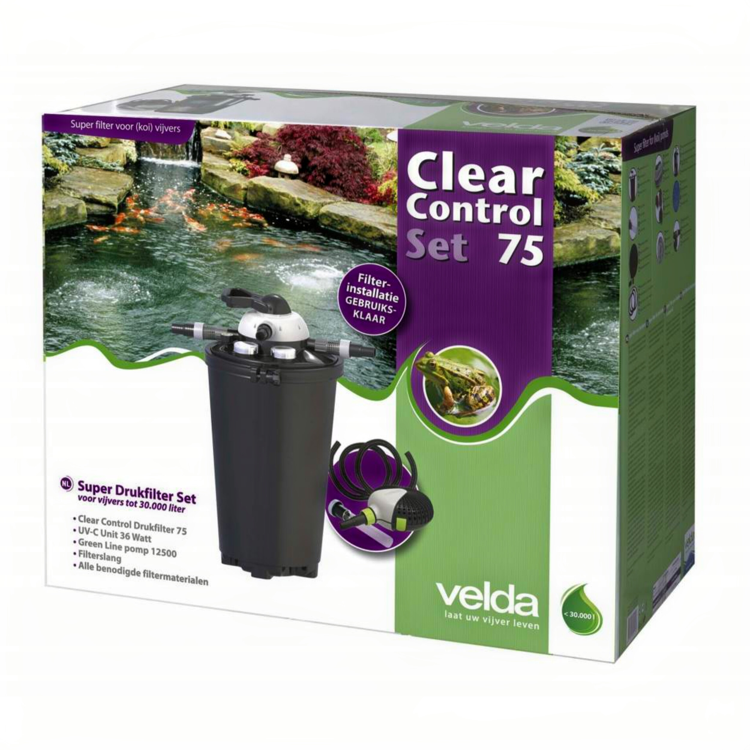 Velda Clear Control 75 Set Tot 30.000 Liter Vijver
