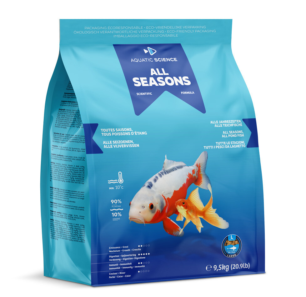 Ichi Food All Seasons Maxi 6-7mm Visvoer 2kg - Gezond Voer voor Siervissen in Elk Seizoen