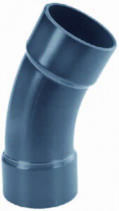Druk PVC Bocht 30Β° Lijmverbinding 110mm - Robuust & Weerbestendig voor Vijver/Pijpleiding