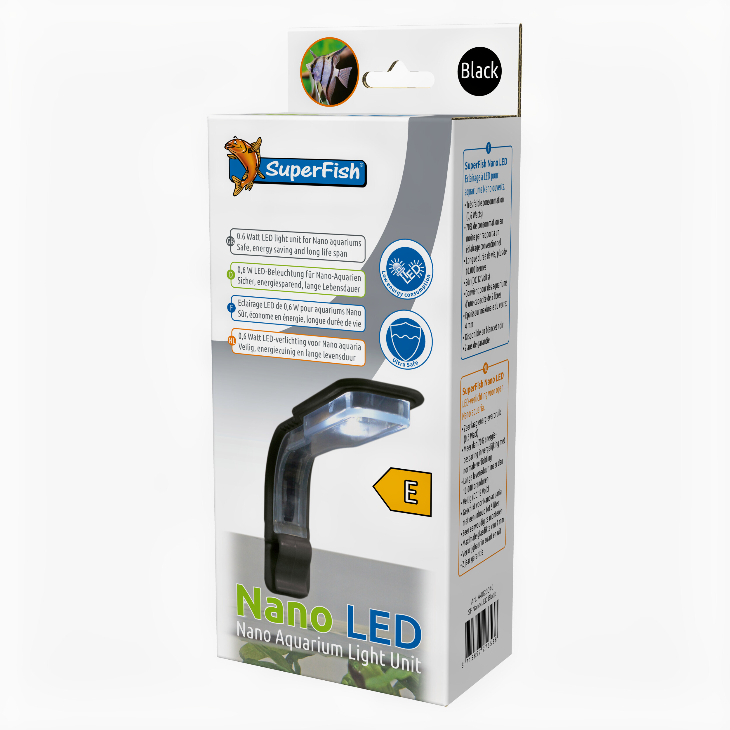 Superfish - Nano Led Zwart
