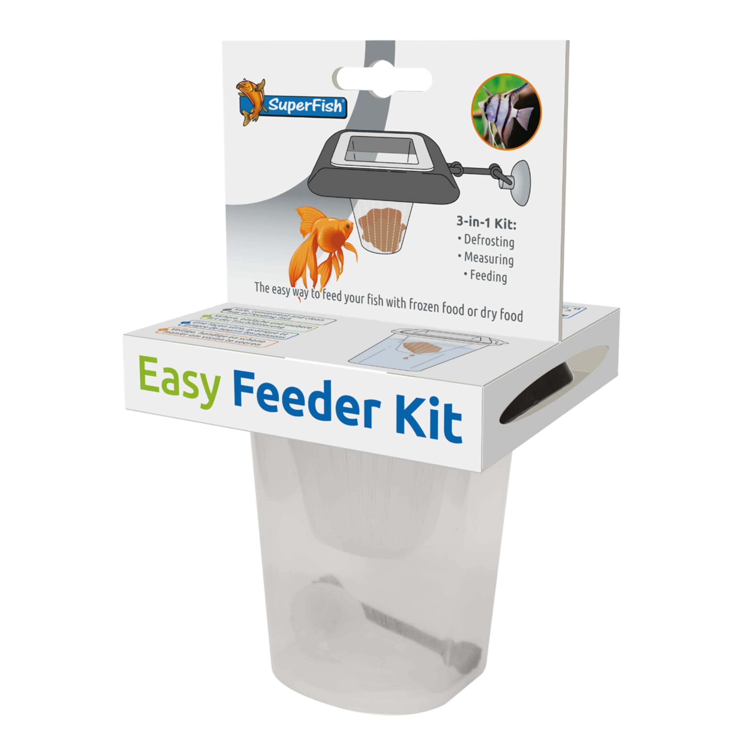 Superfish Easy Feeder Kit - Compleet Voersysteem voor Aquarium, Met Voederring en Korf