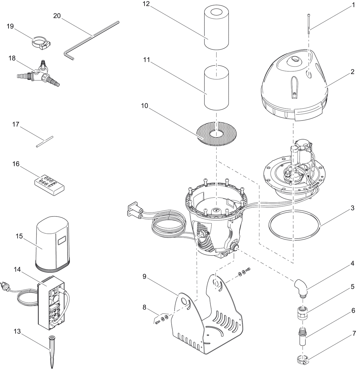 Oase Y-verdeler 1 1/2" - Universele Waterregulatie voor Vijvers | Weerbestendig & Eenvoudig te Installeren afbeelding