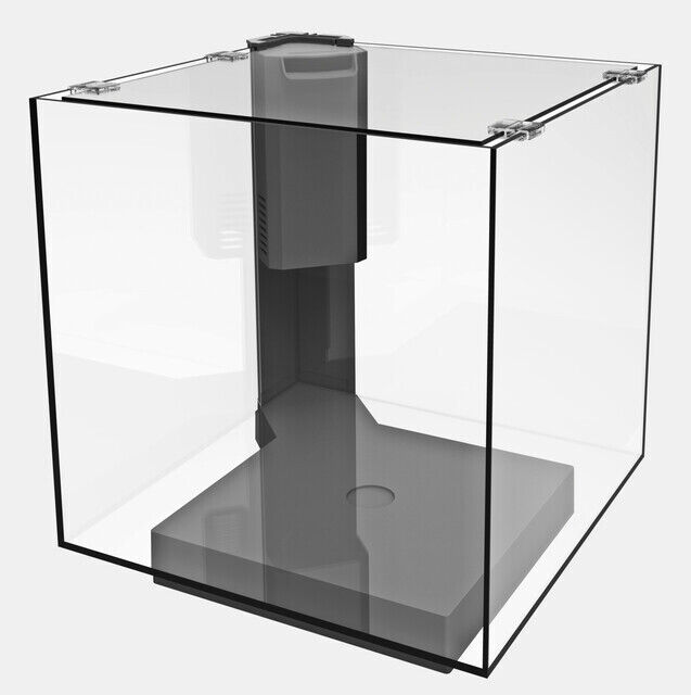 Superfish Qubiq 30 Zwart Aquarium Set met Voet - Stijlvol & Compact voor de Modern Aquariaan afbeelding