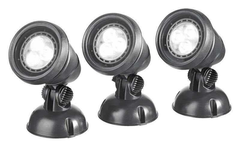 Oase LunAqua Classic LED Set 3 - Warmwitte Vijver LED-verlichting IP68, 18 LEDs, 1W Energiezuinig afbeelding