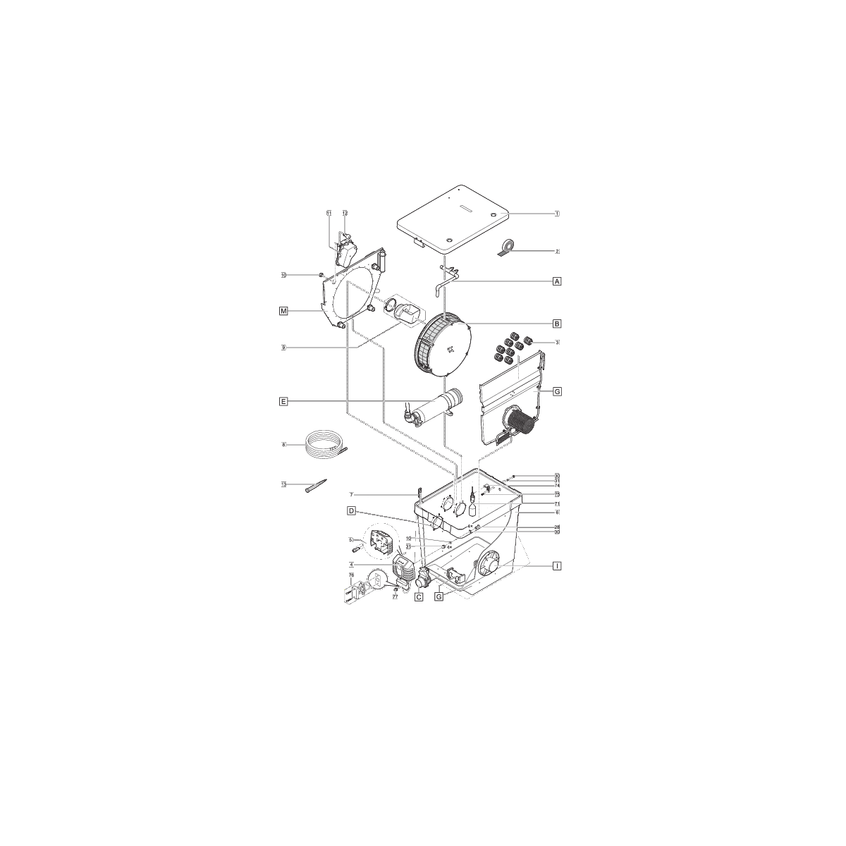 Oase BioTec/Compact Gravi Vervangingsspons - Heldere Vijver & Optimale Filtratie afbeelding