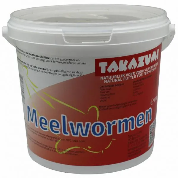 Takazumi Meelwormen 150gr - Eiwitrijk Voer voor Groei & Kleurversterking bij Koi afbeelding