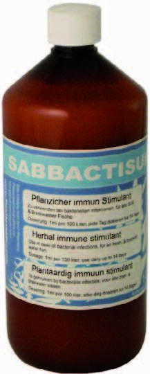 Aquaforte Sabbactisun 1L - Plant-Based Immune Booster voor Vijvervissen, Anti-Ziekte afbeelding