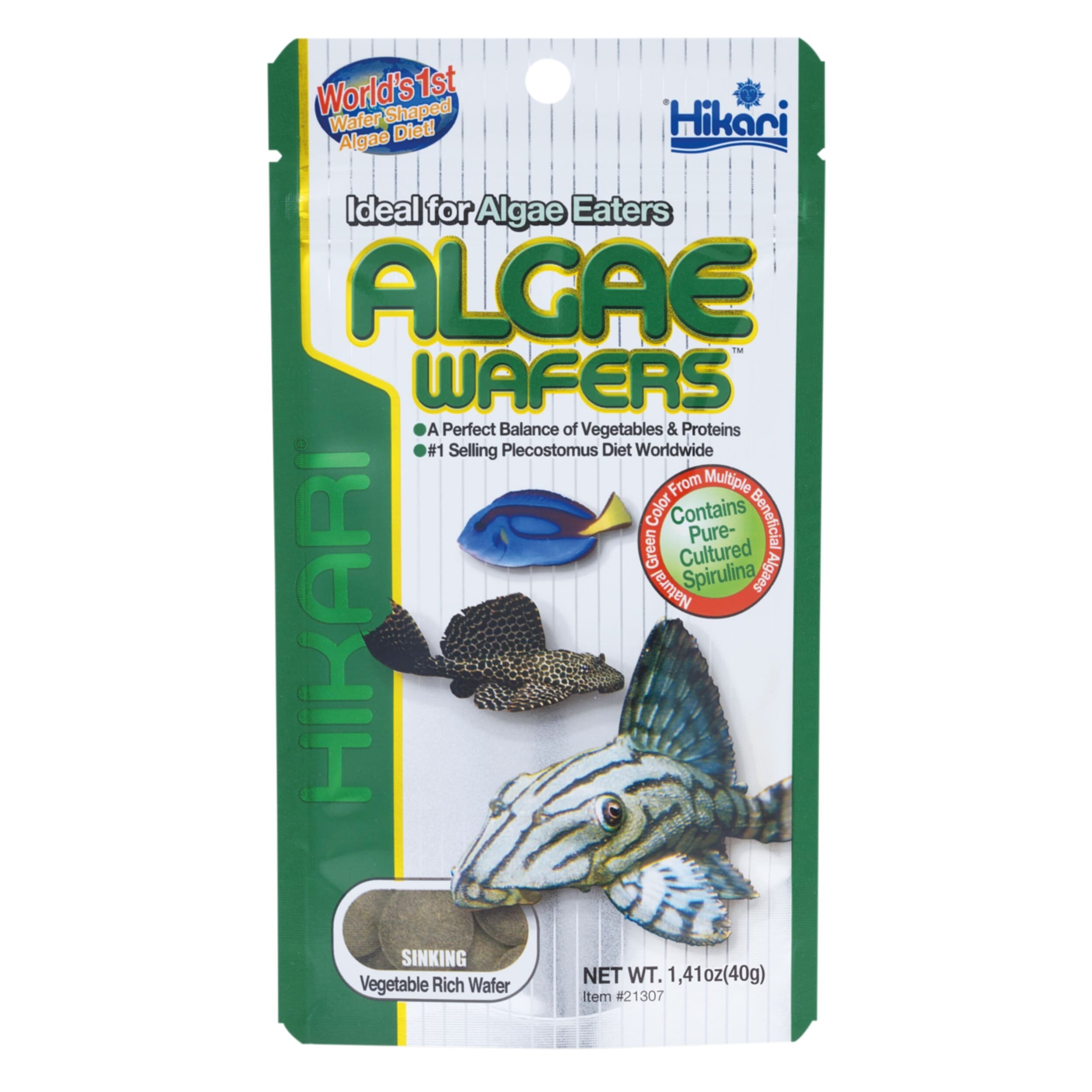 Hikari Algae Wafers 40g - Compleet Voer voor Plecostomus & Andere Algeneters