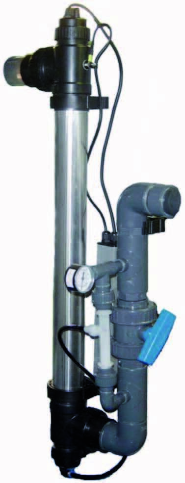 Aquaforte Ozon Redox UVC High Pressure Uitvoering incl. venturi & kogelkraan aansluiting