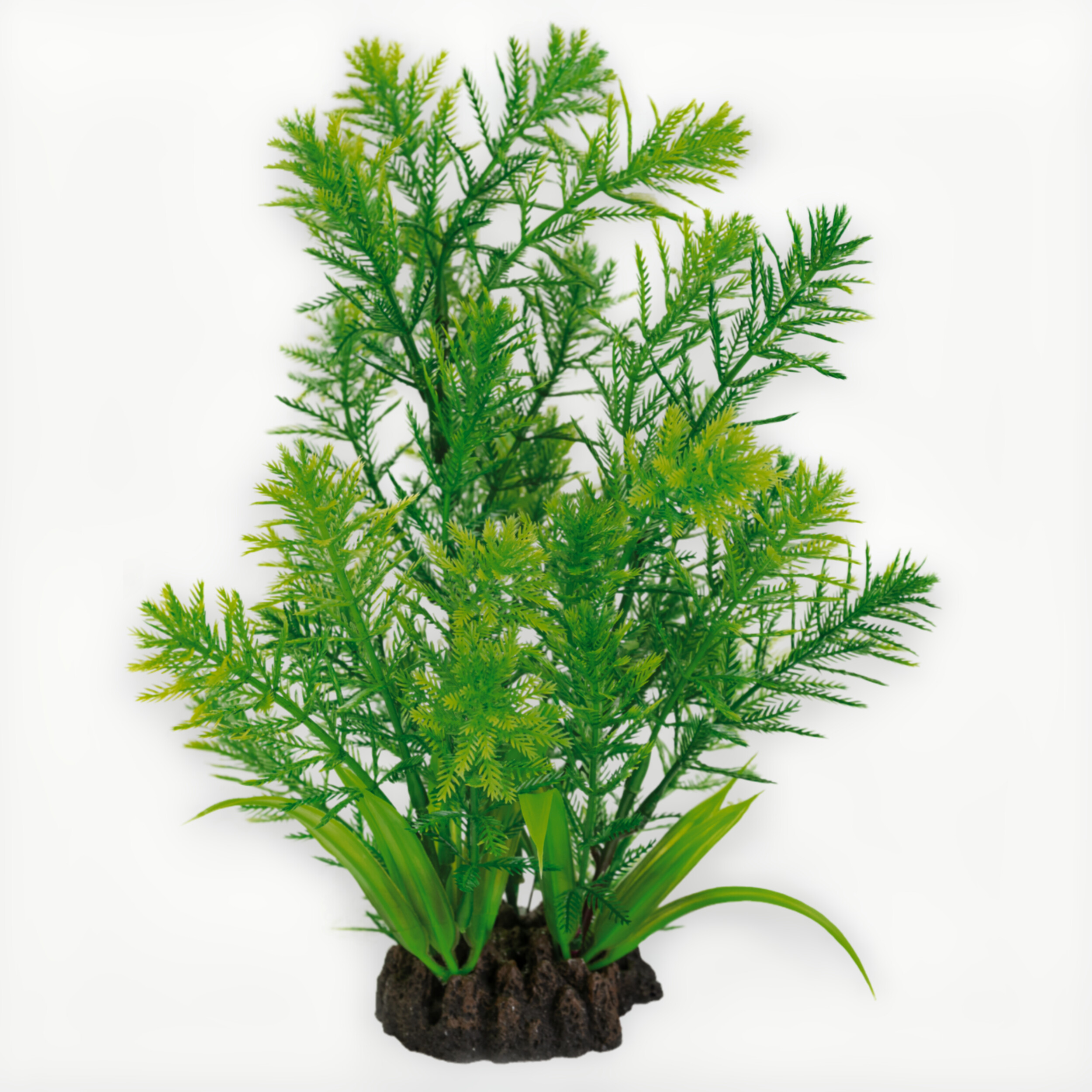 Superfish Art Plant 25cm Hottonia - Realistische Kunstplant op Rotsbasis voor Aquariums