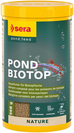 Sera Pond Biotop 1000 ml/560g - Natuurlijk Granulaatvoer voor Gezonde Vijvervissen afbeelding