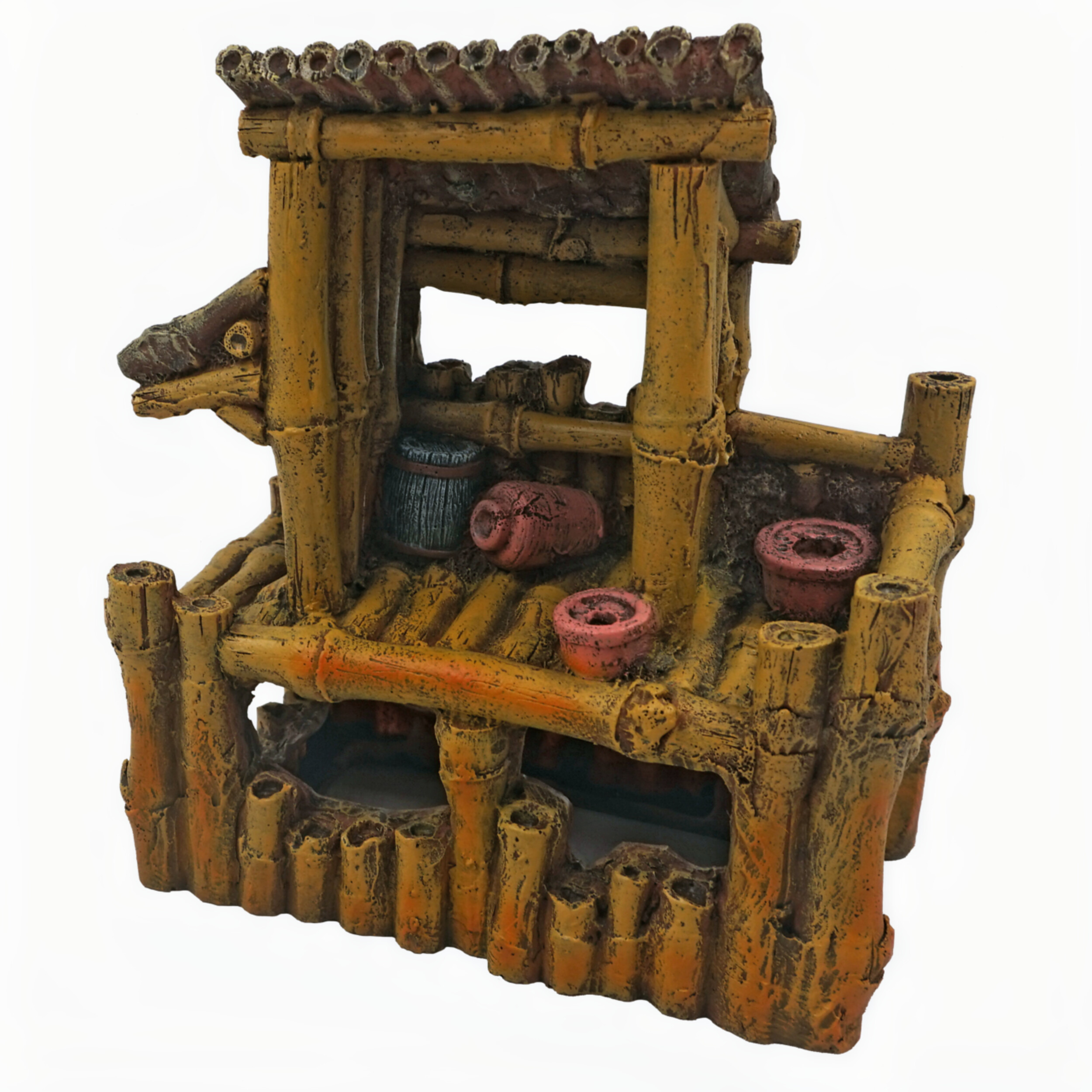 Superfish Deco Round Castle S - Compacte Kasteel Decoratie voor Aquariums, Veilig Materiaal