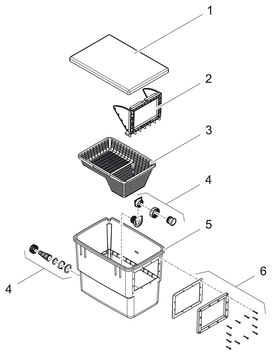 Oase BioSys Skimmer+ met Pompaansluiting - Installatiegemak, Weerbestendig Materiaal afbeelding