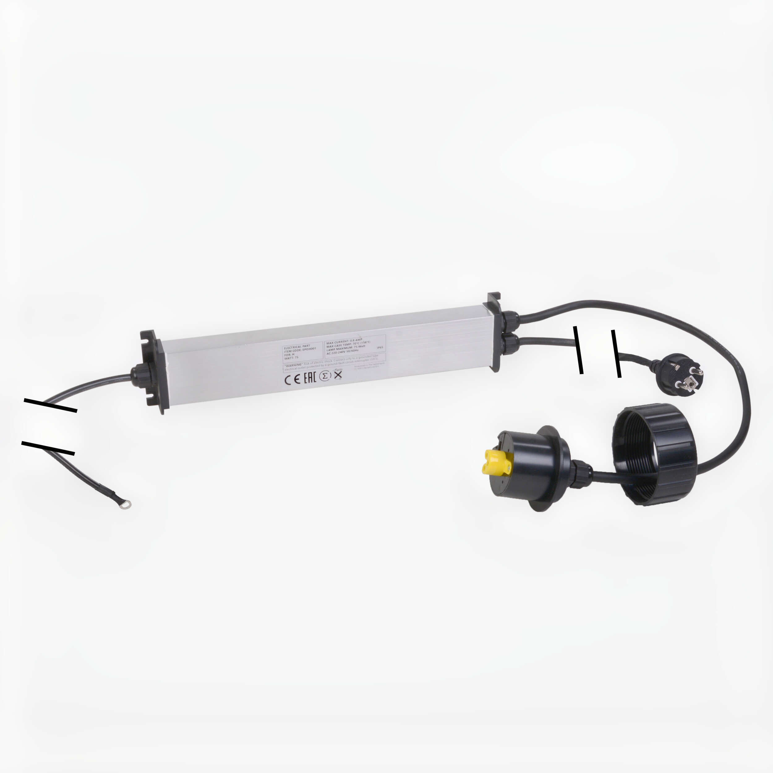 Aquaforte Ballast voor Turbo³ Ozon UV-C 75 watt HP (nieuw)