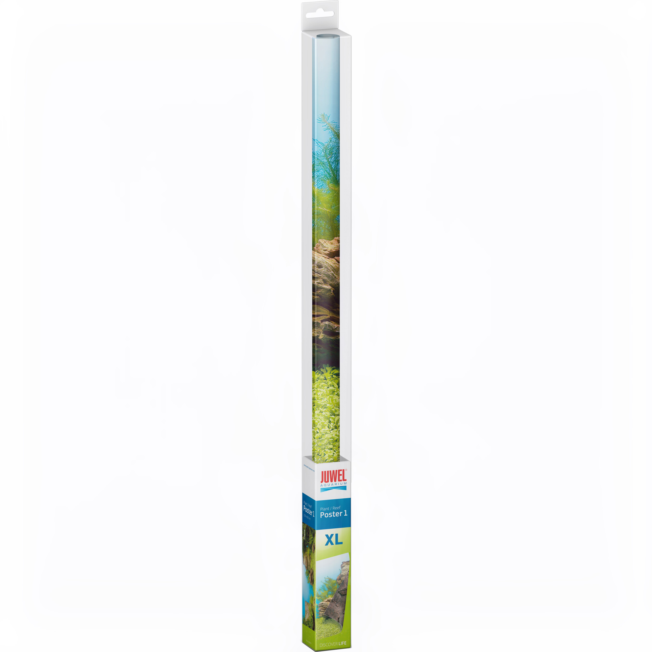 Juwel Achterwand Poster 1 XL 150x60cm - Waterbestendige, Dubbelzijdige Aquariumdecoratie