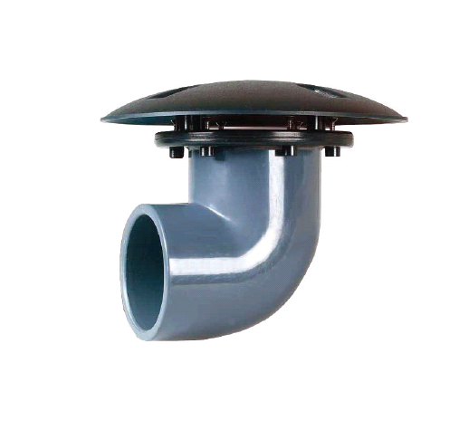 Bodenablauf / Wandabgang 90° 90mm
