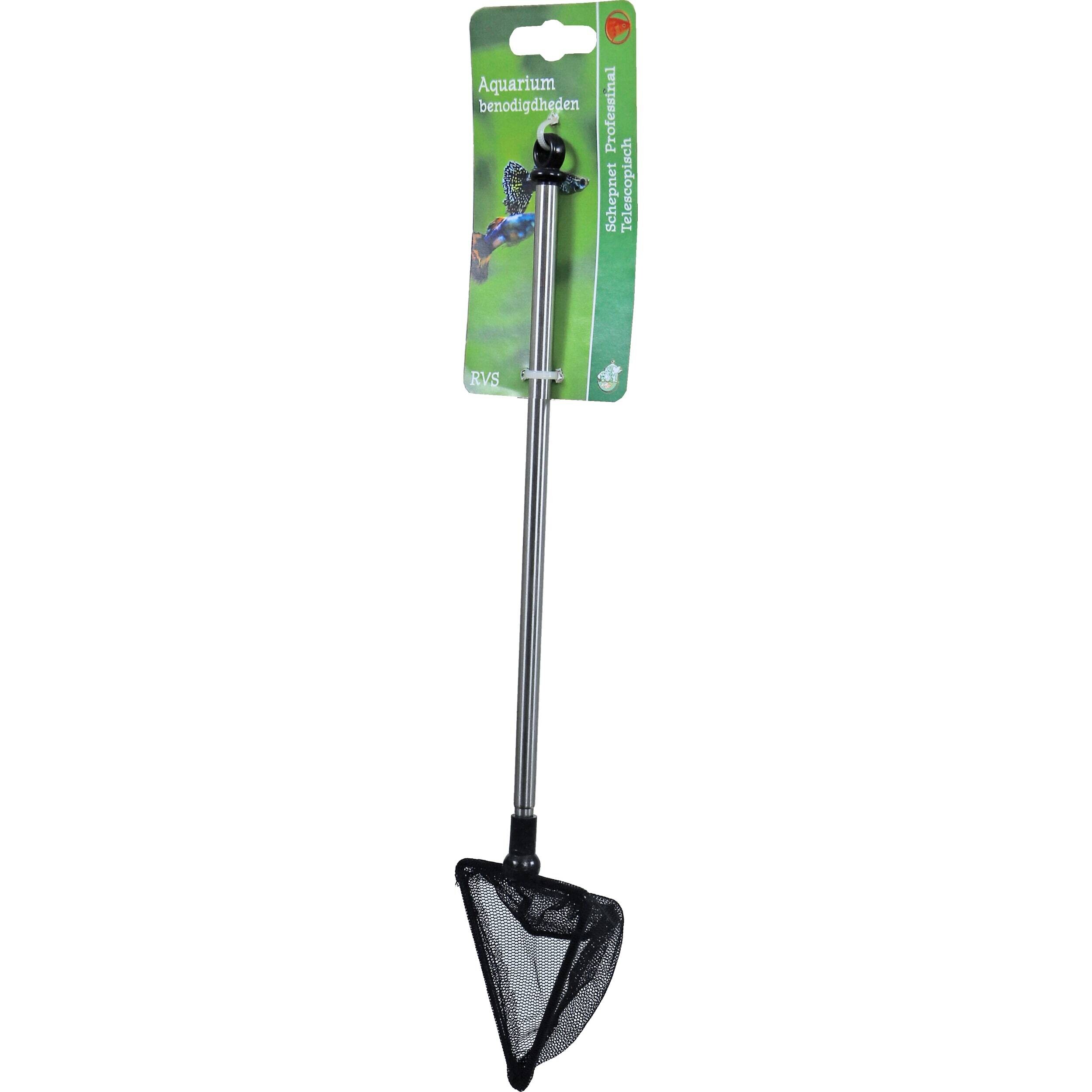 Boon Profi Driehoekig Schepnet RVS Telescoop - 74,5cm Aquariumveiligheid