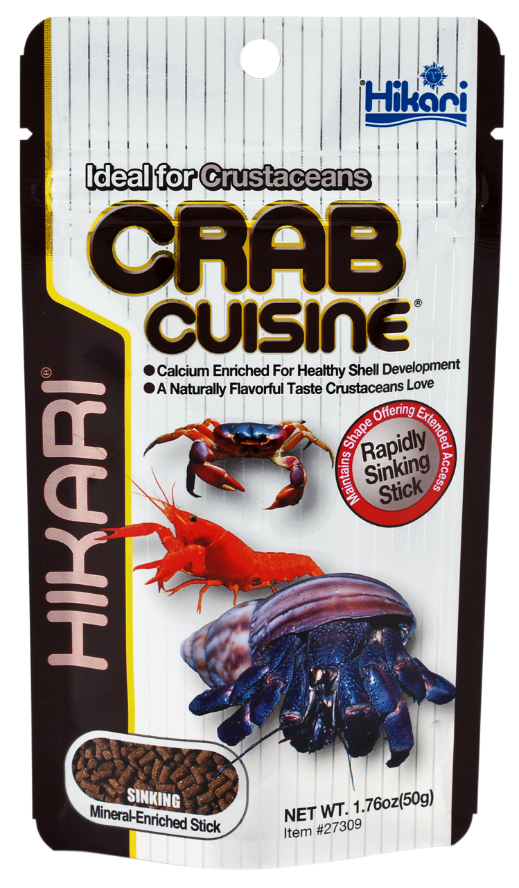 Hikari Crab Cuisine Ministicks 50g - Voedzaam Voer voor Zoet- & Zoutwater Schaaldieren afbeelding