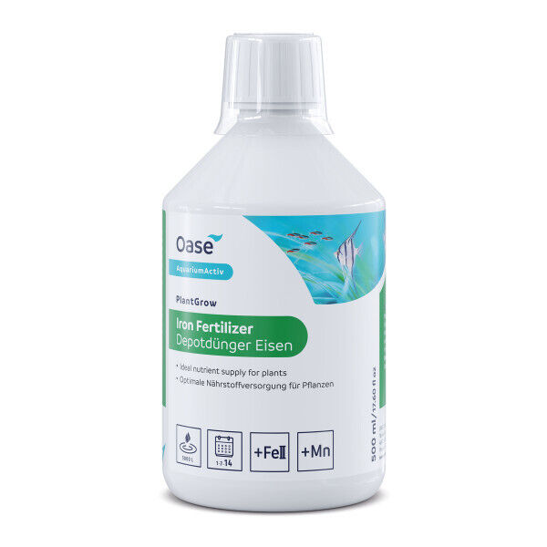 Oase PlantGrow IJzermeststof 500ml voor Aquarium - Langdurige Voeding & Gezonde Planten afbeelding